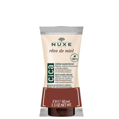 Комплект Nuxe Reve de miel Cica Богат крем за ръце 2х50 мл
