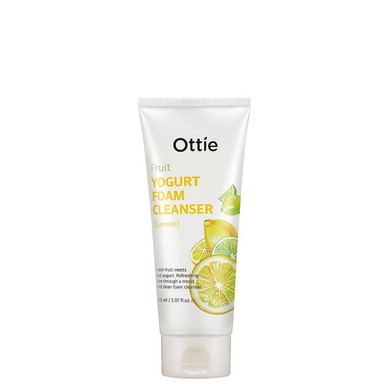 Ottie Fruit Почистваща пяна за лице с йогурт и лимон х150 мл