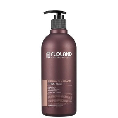 Floland Балсам-маска за увредена коса с коприна и кератин х530 мл