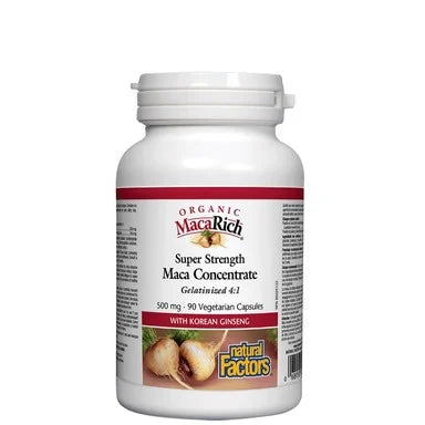 Мака концентрат при умора и стрес 500 мг х90 капсули Natural Factors