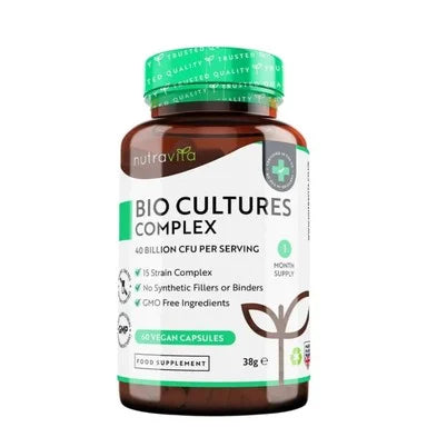 Пробиотик 20 милиарда CFU 15 щама x60 капсули Nutravita
