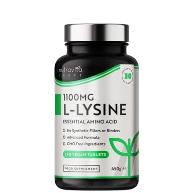 L-лизин 1100 мг x240 таблетки Nutravita