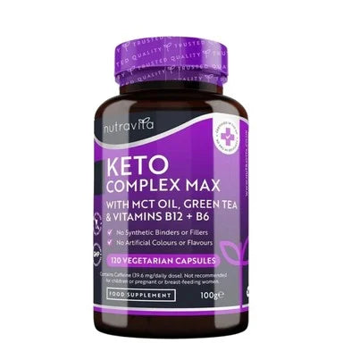 Кето Комплекс макс x120 капсули Nutravita
