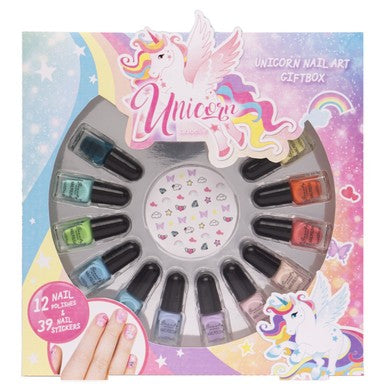 Комплект Unicorn Лак за нокти x12 броя + Декорации