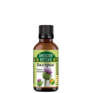 Билкова аптека Тинктура Бял трън х50 мл Bioherba