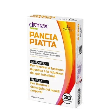 Drenax Forte Pancia Piatta за плосък корем x30 таблетки Paladin