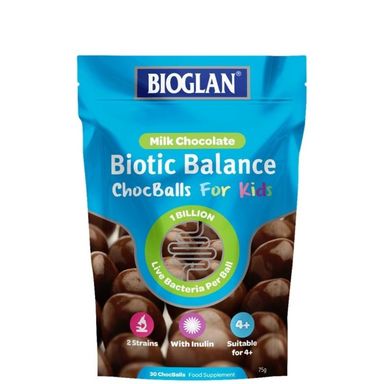 Пробиотик за деца х30 шоколадови топчета Bioglan