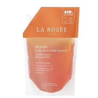 La Rosee Душ-олио с органично слънчогледово масло пълнител x800 мл