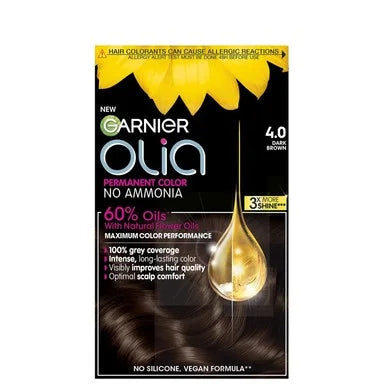 Garnier Olia Безамонячна боя за коса 4.0 тъмно кестеняво