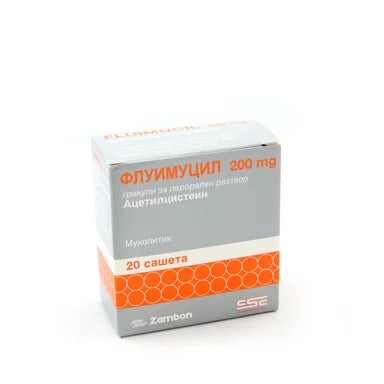 Флуимицил 200 мг x20 сашета Zambon