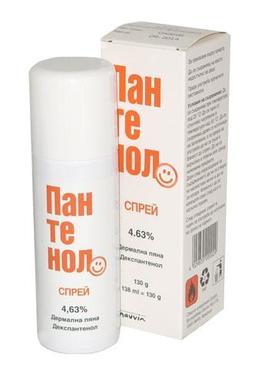 Пантенол спрей при рани и изгаряния 5% х130 г