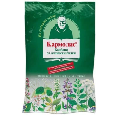 Кармолис Билкови бонбони без захар х72 г Sevex Pharma