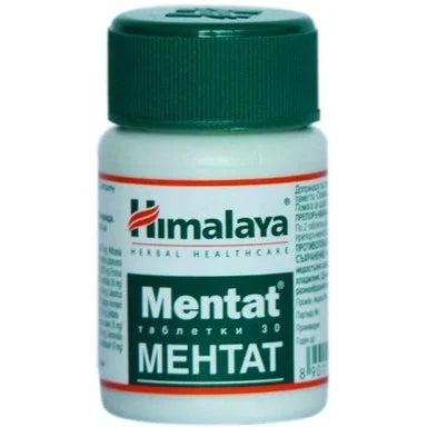 Ментат грижа за мозъчната дейност х30 таблетки Himalaya