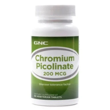 Хром Пиколинат за стимулиране на метаболизма и намалява апетита към сладко х90 таблетки GNC