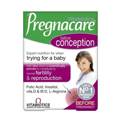 Pregnacare Зачеване x30 таблетки Vitabiotics