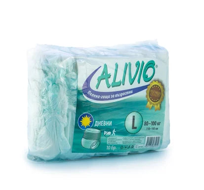 Alivio Пелени-гащи за възрастни дневни L 80-100 кг x10 броя