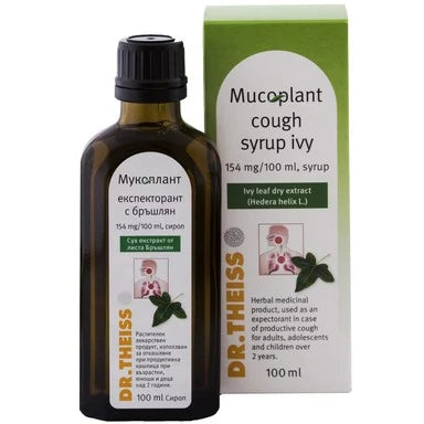 Mucoplant Експекторант с бръшлян Сироп х100 мл Dr. Theiss
