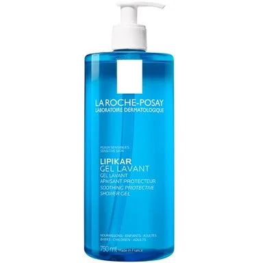 La Roche-Posay Lipikar Gel Lavant Успокояващ защитен душ гел за лице и тяло за чувствителна и суха кожа х750 мл