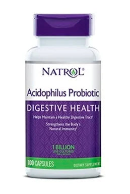 Ацидофилус Пробиотик 100 мг х100 капсули Natrol