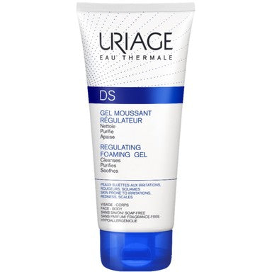 Uriage DS Регулиращ гел за раздразнена кожа за лице тяло и скалп x150 мл