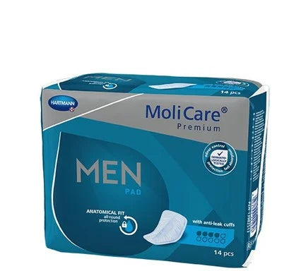 Hartmann MoliCare Premium Men Урологични мъжки подложки 4 капки х14 броя