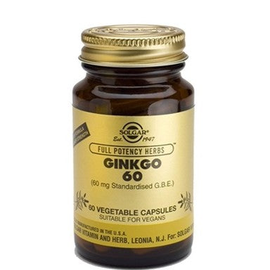 Solgar Гинко 60 60мг х60 капсули