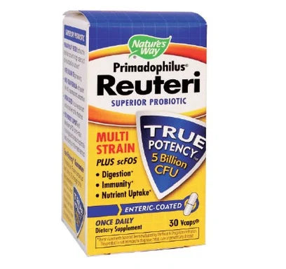 Примадофилус Реутери за стомаха 148 мг х30 капсули Nature's Way