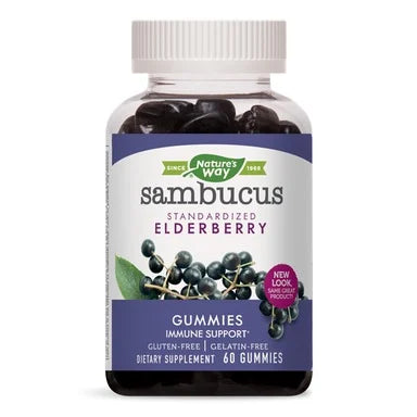 Sambucus гъми за имунитет 25 мг х60 желирани таблетки Nature's Way