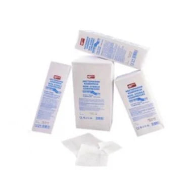 Нестерилни марлени компреси 7,5/7,5 см 16 дипли х100 бр Medica