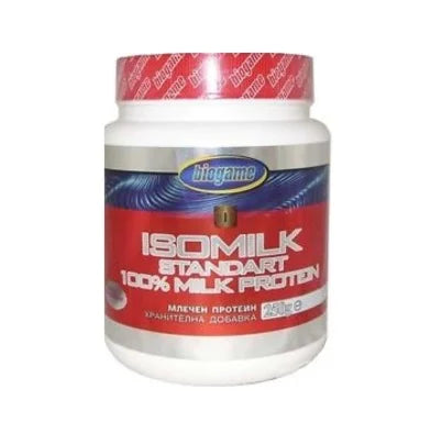 Isomilk Млечен протеин с вкус на ванилия х250 г Biogame