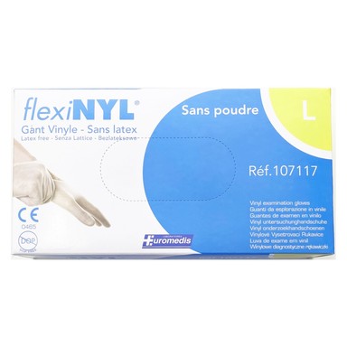 Нестерилни ръкавици от винил без пудра L x100 бр