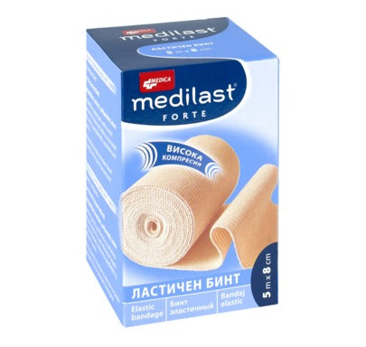 Medilast Forte Еластичен бинт 5 м/8 см x1 бр Medica