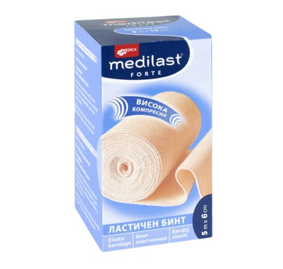 Medilast Forte Еластичен бинт 5 м/6 см x1 бр Medica