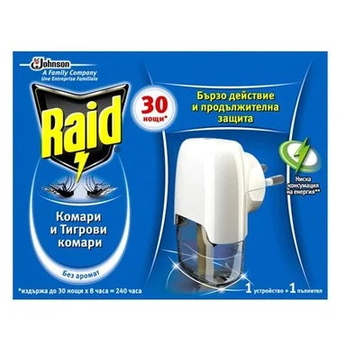 Raid Изпарител с пълнител срещу комари x21 мл