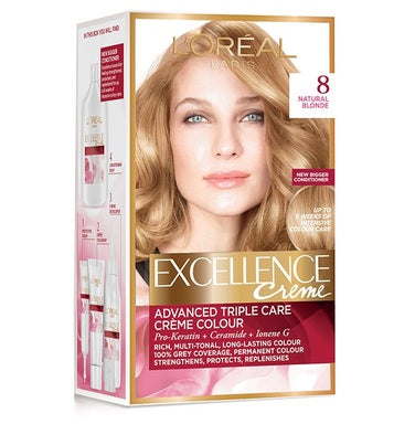 Loreal Excellence Creme Боя за коса 8 естествено рус