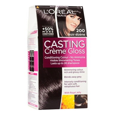 Loreal Casting Creme Gloss Боя за коса без амоняк №200 абаносово черно