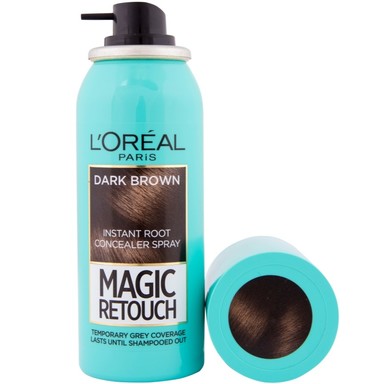 Loreal Magic Retouch Спрей за бели корени 2 тъмно кафяв x75 мл