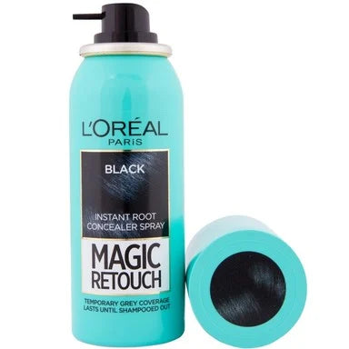 Loreal Magic Retouch Спрей за прикриване на бели корени 1 черен x75 мл