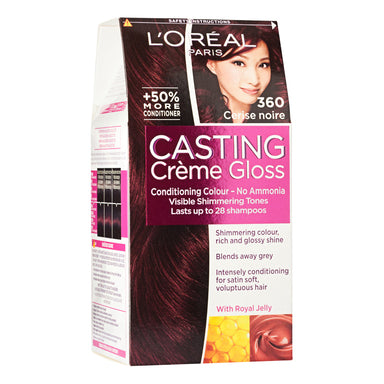 Loreal Casting Creme Gloss Боя за коса без амоняк №360 черна череша