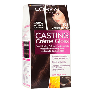 Loreal Casting Creme Gloss Боя за коса без амоняк №323 тъмен шоколад