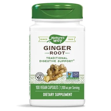 Джинджифил при стомашен дискомфорт 550 мг х100 капсули Nature's Way