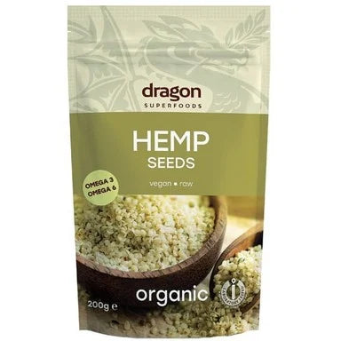 Био Конопено семе белено х200 г Dragon Superfoods