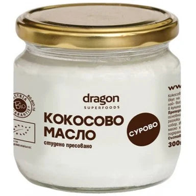 Био Кокосово масло сурово х300 мл Dragon Superfoods