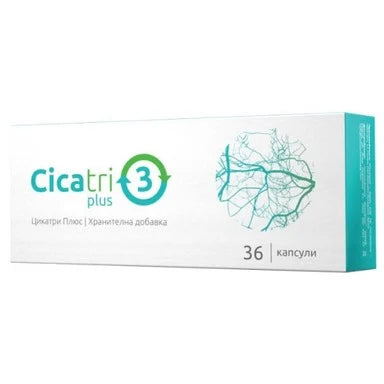 Cicatri 3 Plus при хемороиди и разширени вени x36 капсули  Naturpharma