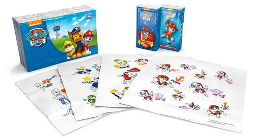 Clean Paper Paw Patrol Носни кърпи 6 пакета х9 броя
