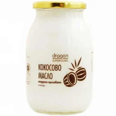 Био Кокосово масло сурово студенопресовано х1 л Dragon Superfoods