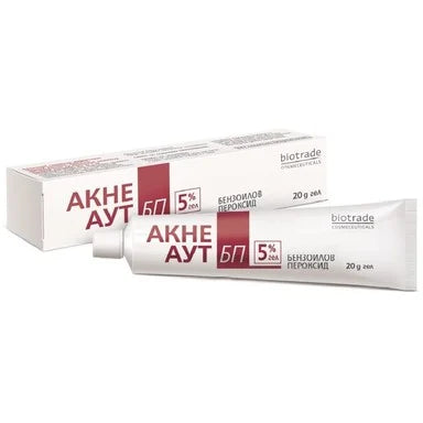 Acne Out BP Бензоилов пероксид 5% гел х20 г Biotrade