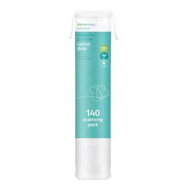 SOpharmacy Essentials Двустранни памучни дискове х140 броя