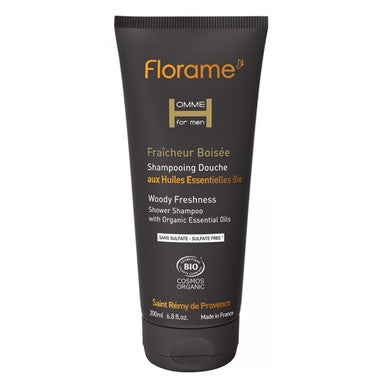Florame 2в1 Шампоан и душ гел за мъже с дървесен аромат х200 мл