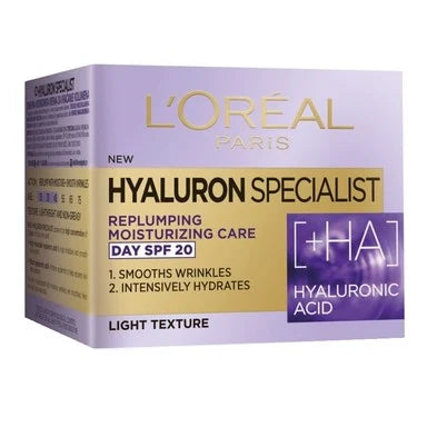 Loreal Hyaluron Specialist Дневен крем с хиалуронова киселина SPF20 x50 мл